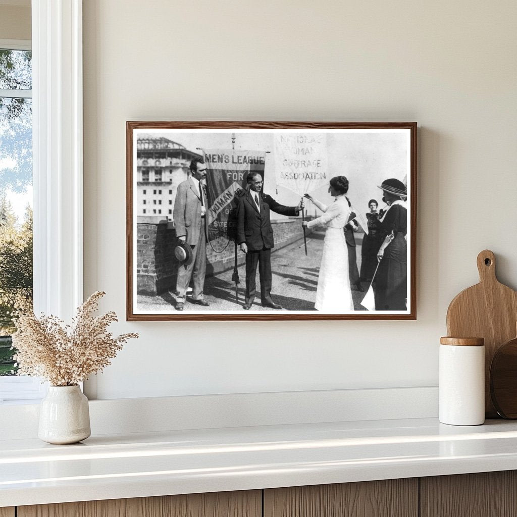 Historic Rooftop Ceremony for Women’s Suffrage, NYC 1915