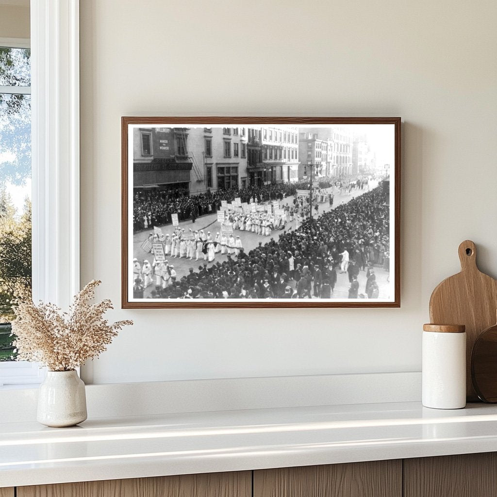 Historic Womens Suffrage Parade in NYC, 1915