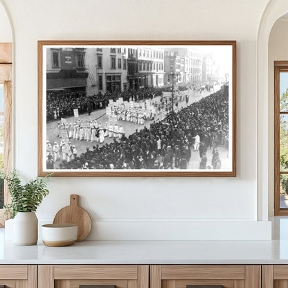 Historic Womens Suffrage Parade in NYC, 1915