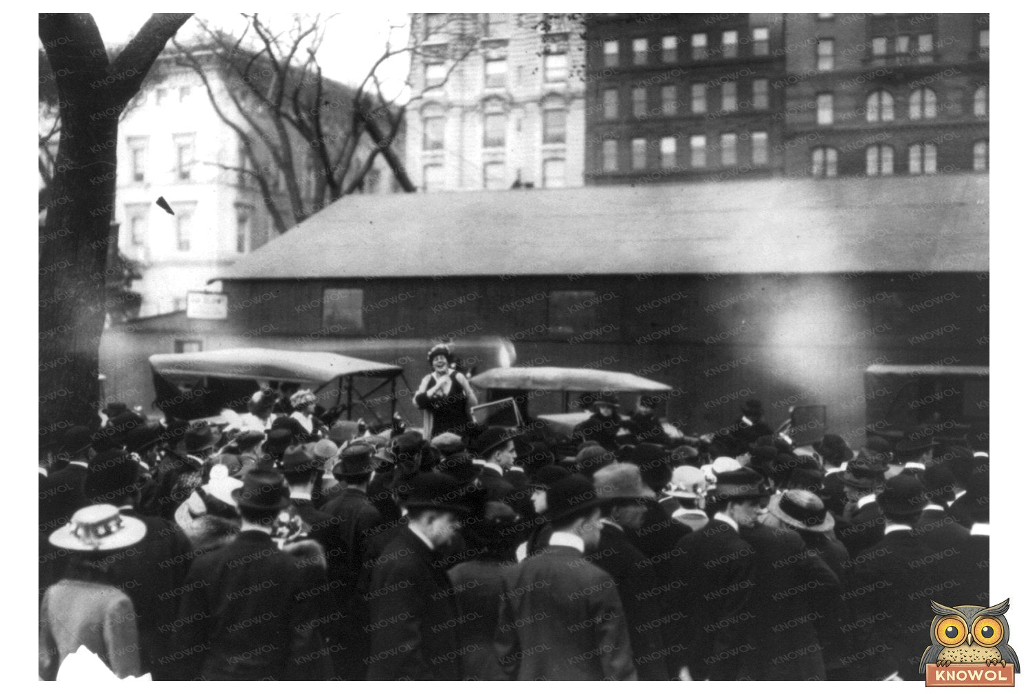 Historic Womens Suffrage Rally in 1912 NYC