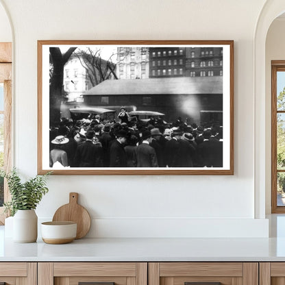 Historic Womens Suffrage Rally in 1912 NYC