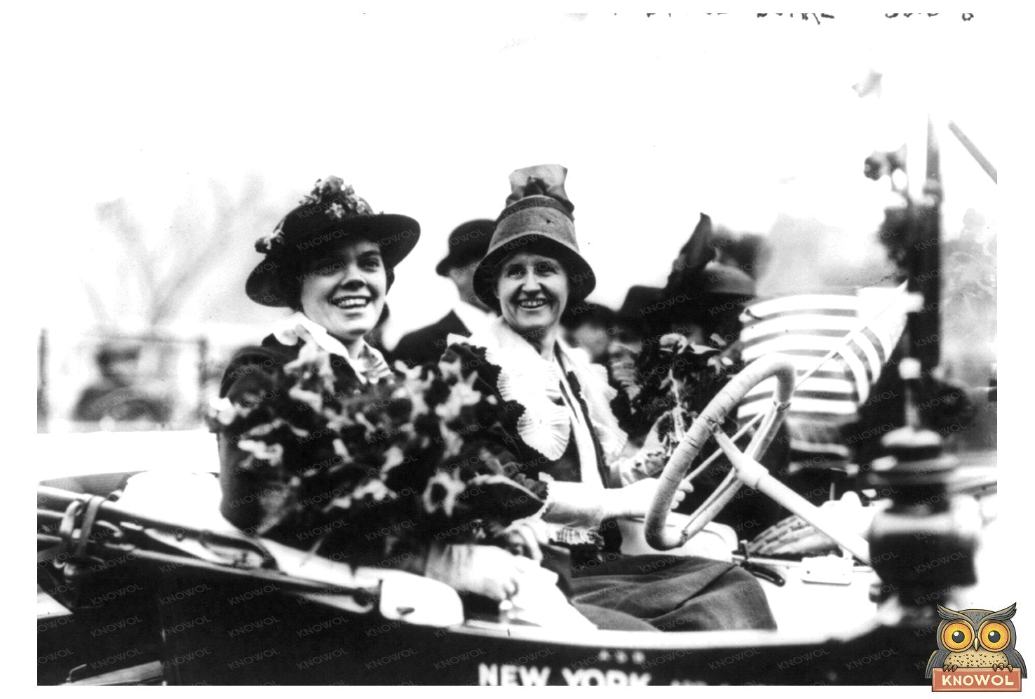 Suffragettes Rally: Golden Flyer Road Trip, 1916