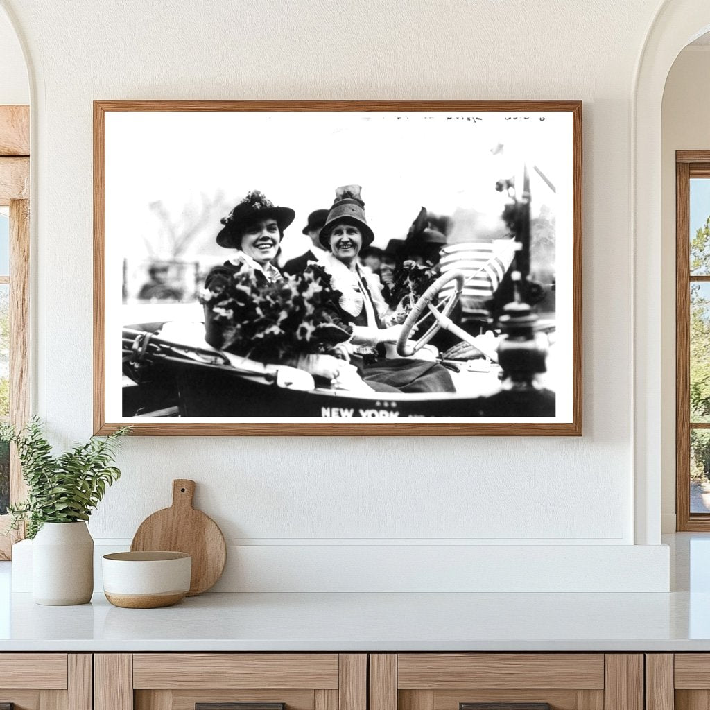 Suffragettes Rally: Golden Flyer Road Trip, 1916