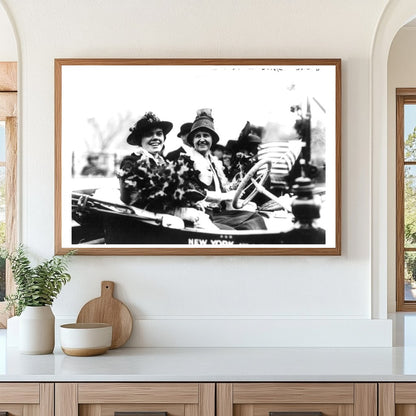 Suffragettes Rally: Golden Flyer Road Trip, 1916