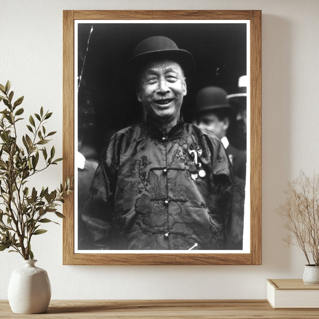 Historic Chinatown Portrait: Asian Man, 1915