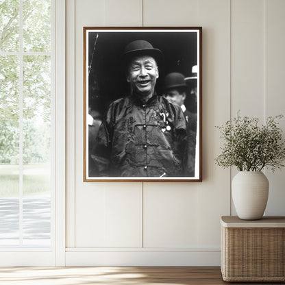 Historic Chinatown Portrait: Asian Man, 1915