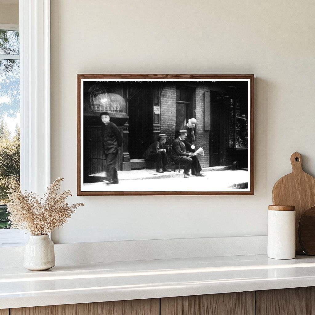 Historic Police Presence in 1909 Chinatown NYC