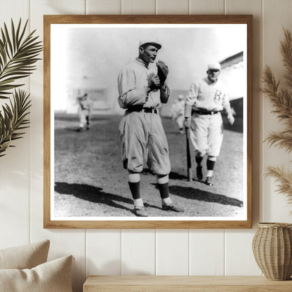 Historic Portrait of Brooklyn Baseball Star Zack Wheat