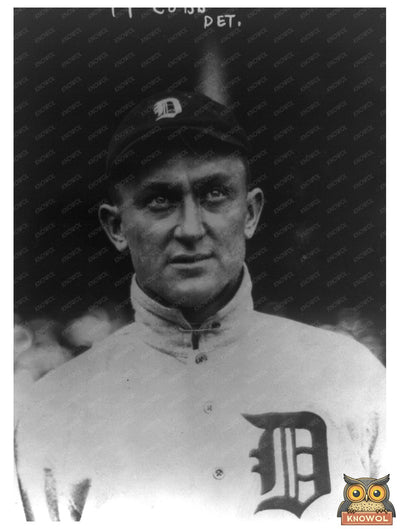 Legendary Baseball Icon Ty Cobb, Detroit 1915