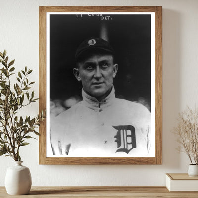 Legendary Baseball Icon Ty Cobb, Detroit 1915