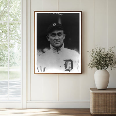Legendary Baseball Icon Ty Cobb, Detroit 1915