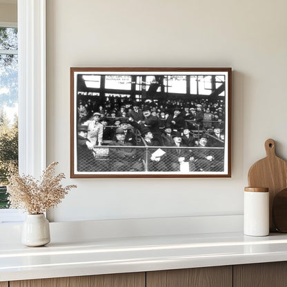 Historic Inaugural Game at Ebbets Field, 1914