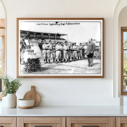 1909 Baseball Milestone: Ward Awards Cup to Bresnahan