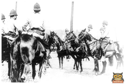 1909 Constables Stand Guard During Coal Miners Strike