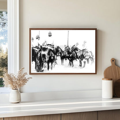 1909 Constables Stand Guard During Coal Miners Strike