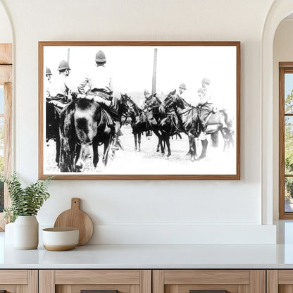1909 Constables Stand Guard During Coal Miners Strike