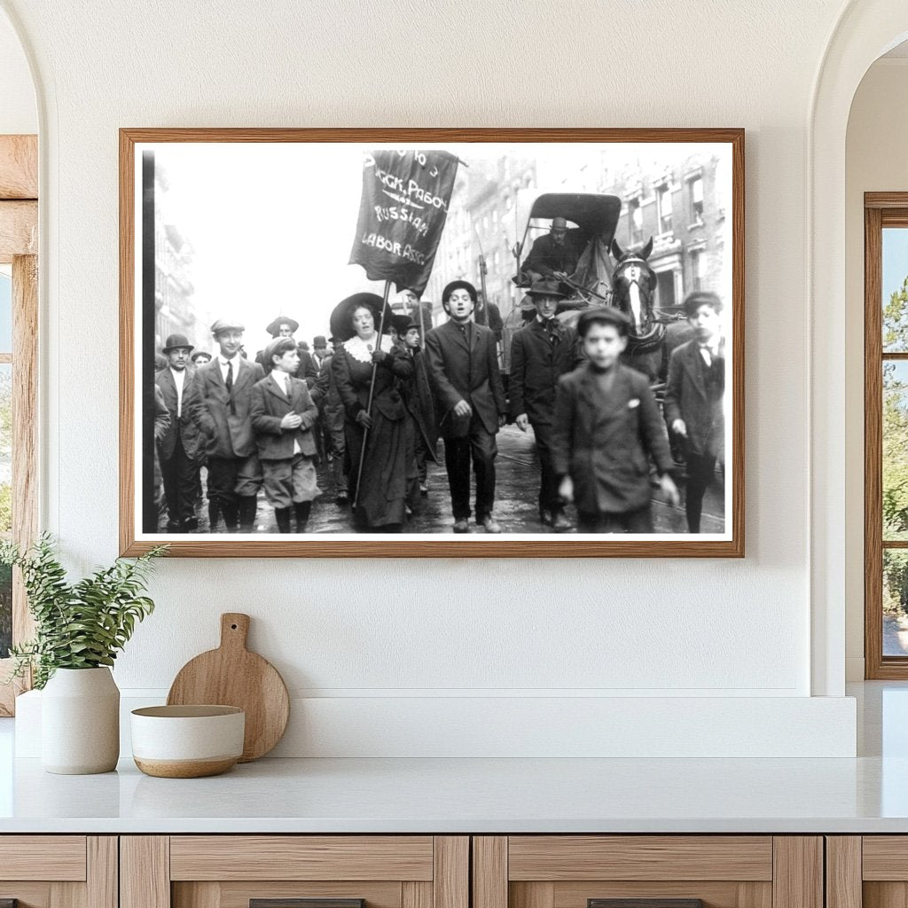 May Day Labor Parade: Russian Workers in NYC, 1909