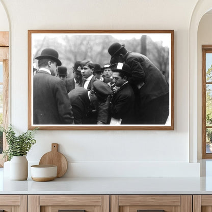 Police Search After Bombing in 1908 Union Square Riot