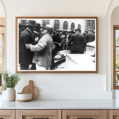 1920 NYC Anarchist Bombing Aftermath - Historic Moment