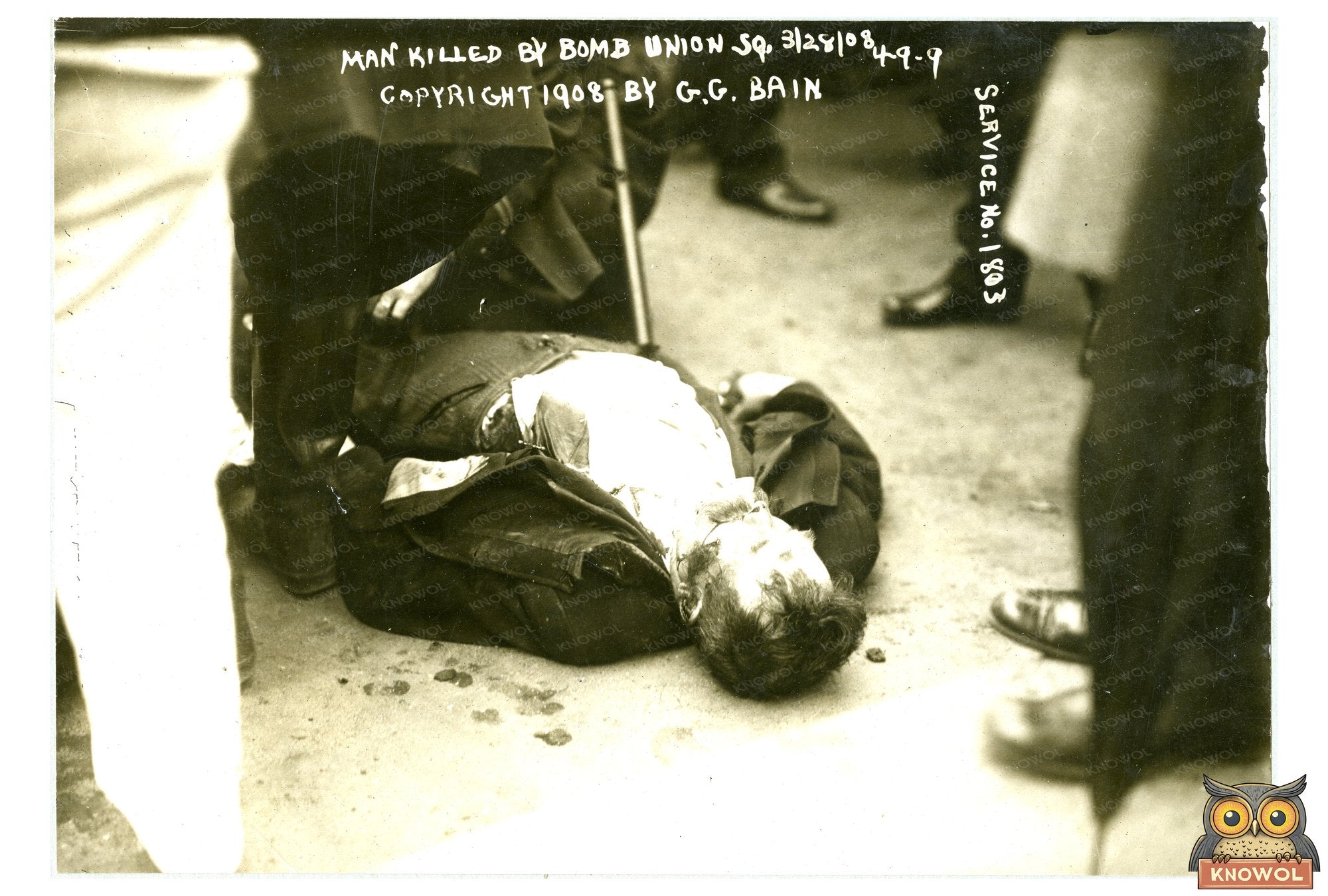 Union Square Explosion Aftermath: 1908 Anarchist Riot