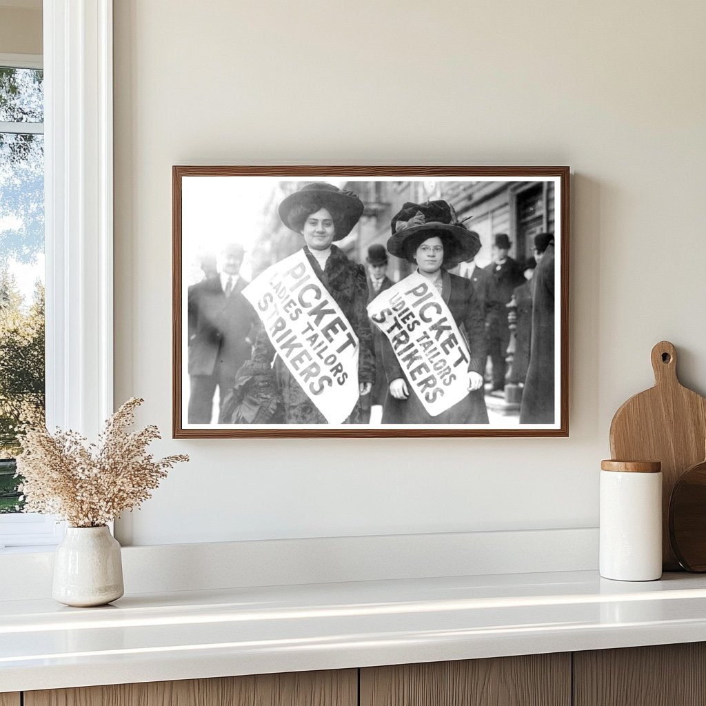 Empowered Seamstresses on Strike, NYC 1910