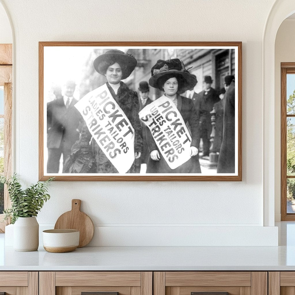 Empowered Seamstresses on Strike, NYC 1910