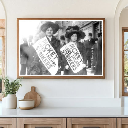 Empowered Seamstresses on Strike, NYC 1910