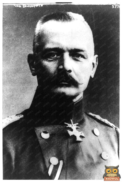 Erich von Falkenhayn: WWI Military Leader Portrait