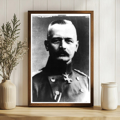 Erich von Falkenhayn: WWI Military Leader Portrait