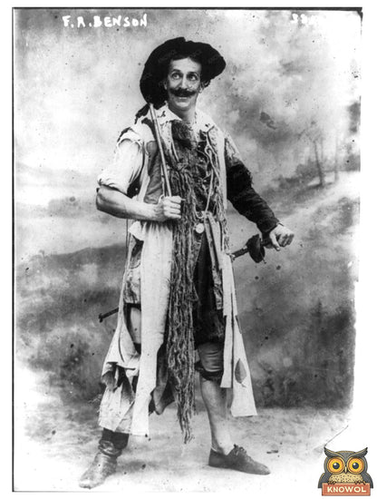 Vintage Portrait of a Celebrated British Stage Actor