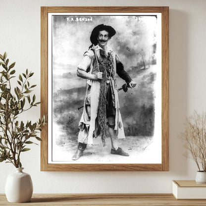 Vintage Portrait of a Celebrated British Stage Actor