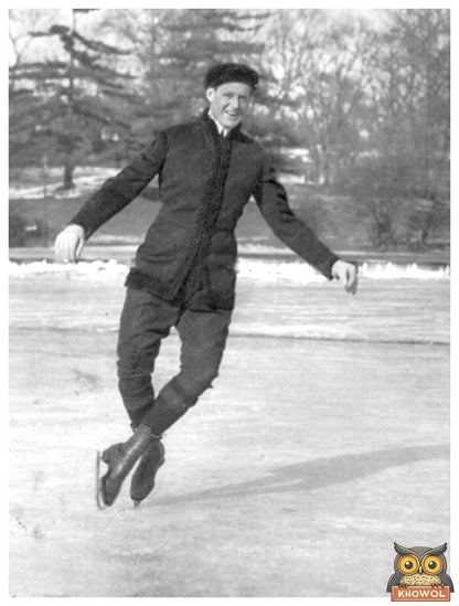 Graceful Double Toe Pirouette on Central Park Ice