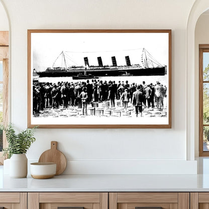 Historic RMS Lusitanias Maiden Voyage in NYC, 1907