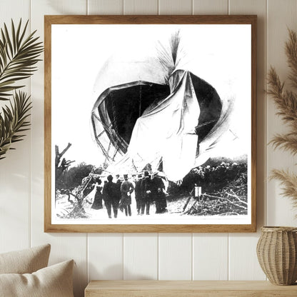 Wreckage of an Early 20th Century German Airship