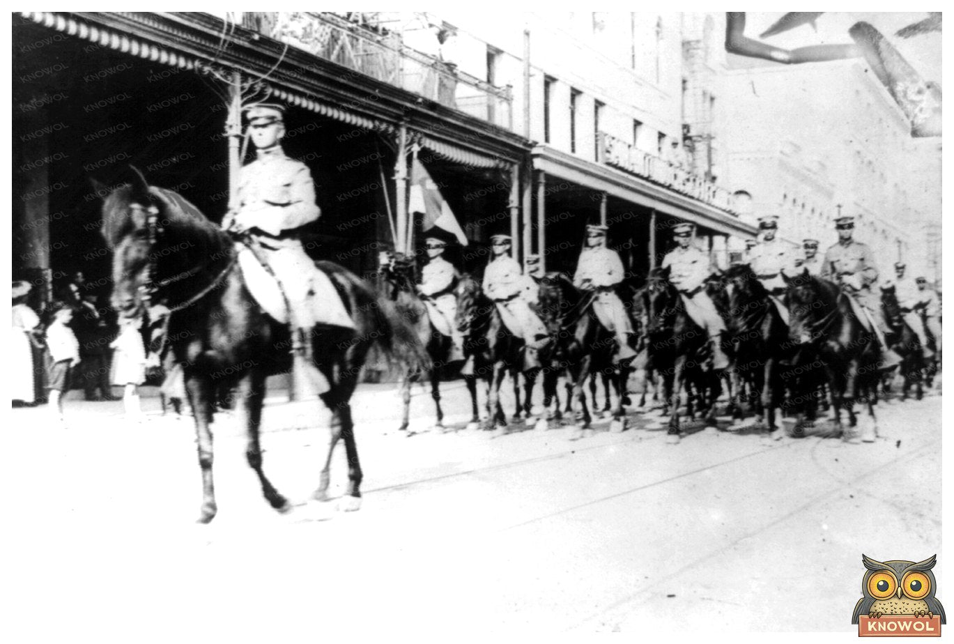 March 1911: U.S. Army Horse Troops Arrive in San Antonio