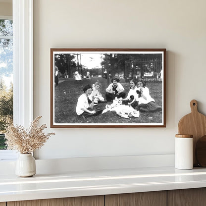 Serene Bronx Park Scene - March 1919 Memories