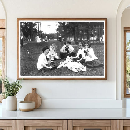 Serene Bronx Park Scene - March 1919 Memories