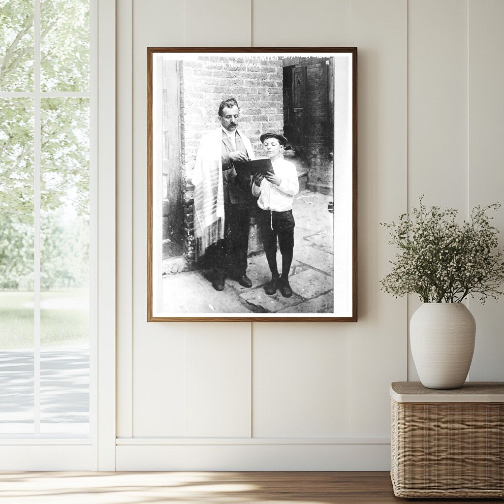 Jewish New Year Celebration in 1907 New York