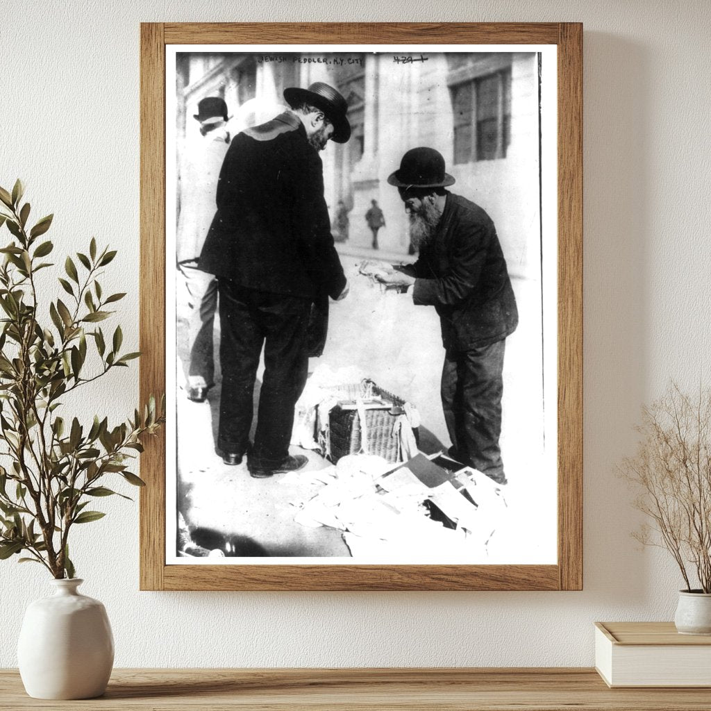 Vibrant Streets: Jewish Peddler in Early NYC