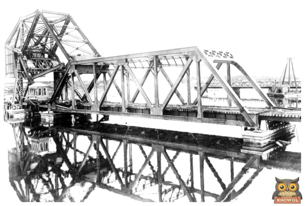 Historic 1200-Ton Railroad Bridge Over Cape Cod Canal