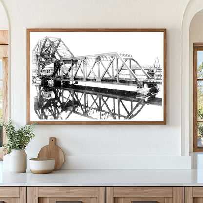 Historic 1200-Ton Railroad Bridge Over Cape Cod Canal