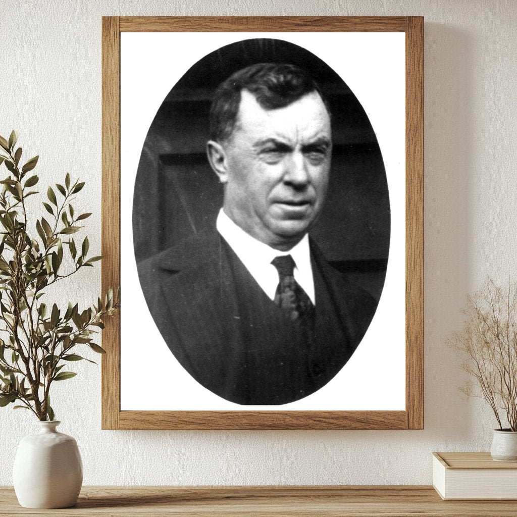 1923 Portrait of an Early 20th Century Political Leader