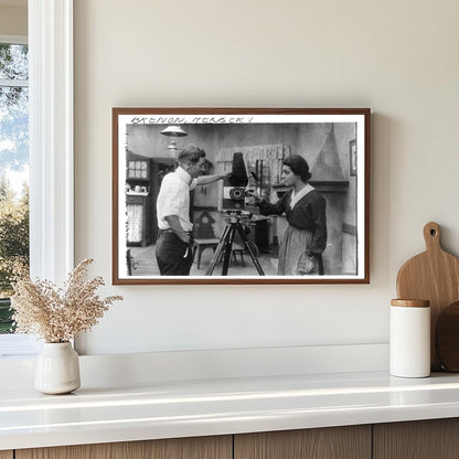 1916: Pioneers of Cinema with Vintage Movie Camera