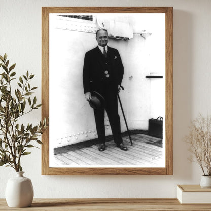 1928 Portrait of an Admirable Navy Leader