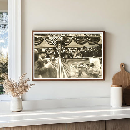 Historic 1908 New York Parade with Dignitaries & Police