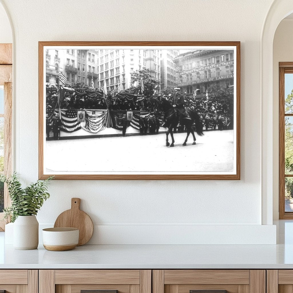 1908 New York City Police Parade on Horseback
