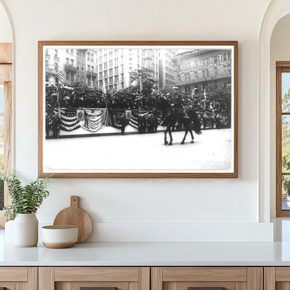 1908 New York City Police Parade on Horseback