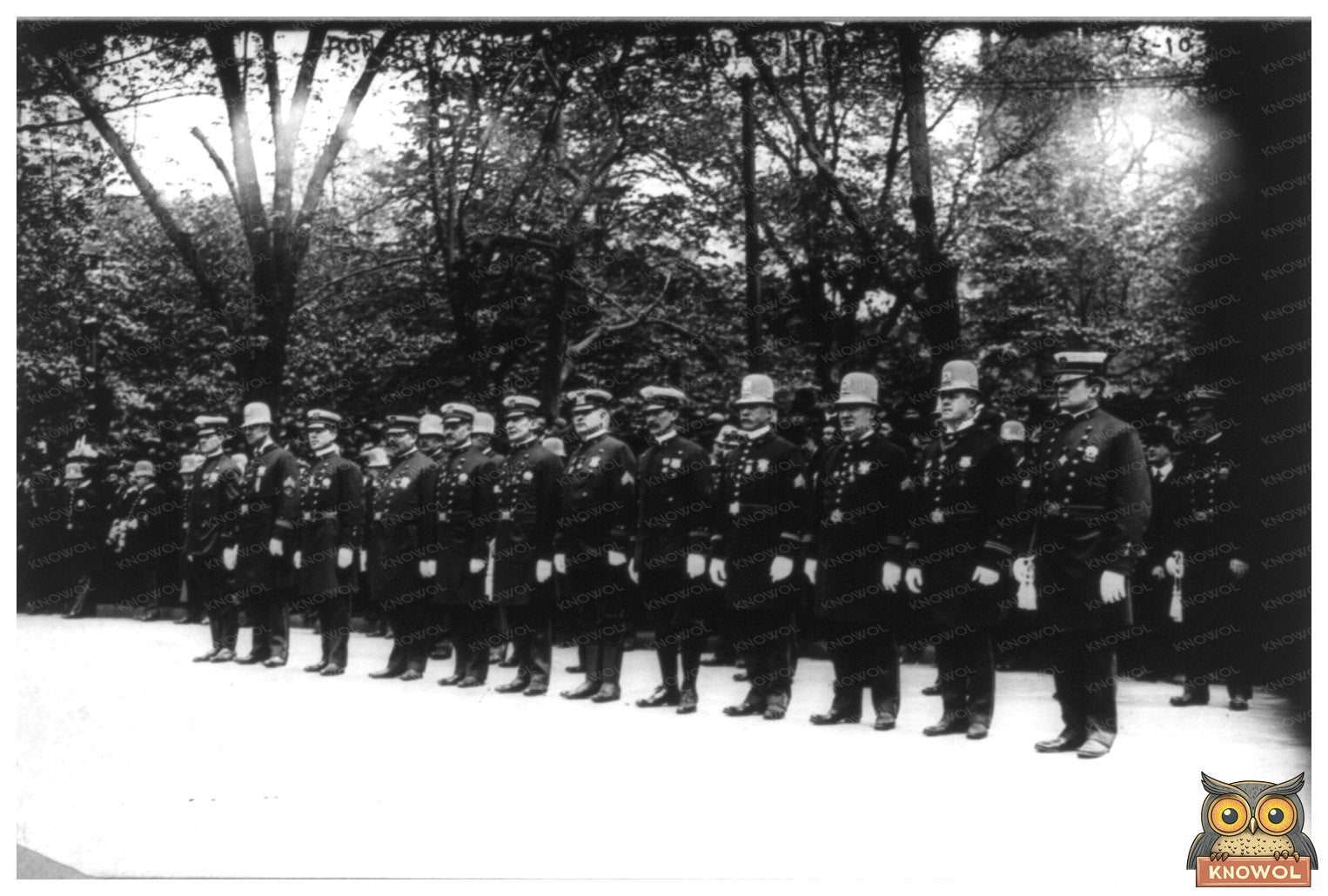 1908 New York Police Parade: A Tribute to Courage