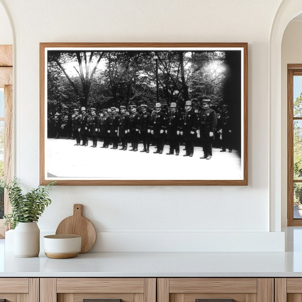 1908 New York Police Parade: A Tribute to Courage