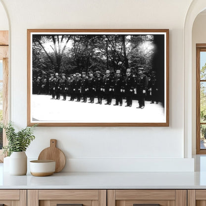 1908 New York Police Parade: A Tribute to Courage